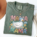 Comfort Colors Floral Mama Goose Shirt Goose Mom Goose Lover T-Shirts, Hoodie, Sweatshirt - T-Shirt, Sweatshirt, Hoodie