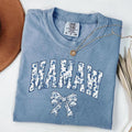 Comfort Colors Floral Mamaw Shirt Coquette Bow Mamaw Chinoiserie Mamaw New Mom Pregnancy Reveal T-Shirts, Hoodie, Sweatshirt - T-Shirt, Sweatshirt, Hoodie