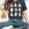 Comfort Colors Ghost Reading Books Shirt Bookish Halloween Shirt Teacher Librarian Halloween Halloween Book Lover Halloween School T-Shirts, Hoodie, Sweatshirt - T-Shirt, Sweatshirt, Hoodie