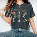 Comfort Colors Halloween Dancing Skeleton Shirt Let'S Go Ghouls Shirt Halloween Dancing Skeleton Ghost T-Shirts, Hoodie, Sweatshirt - T-Shirt, Sweatshirt, Hoodie