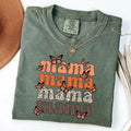 Comfort Colors Leopard Mama Shirt Mama Butterfly Mom Shirt Retro Mama Shirt Mom T-Shirts, Hoodie, Sweatshirt - T-Shirt, Sweatshirt, Hoodie