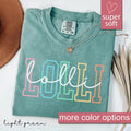 Comfort Colors Lolli Shirt Cute Lolli Shirt Lolli Grandma T-Shirts, Hoodie, Sweatshirt - T-Shirt, Sweatshirt, Hoodie