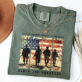Comfort Colors Memorial Day Shirt Land Brave Patriotic American Flag Shirt T-Shirts, Hoodie, Sweatshirt - T-Shirt, Sweatshirt, Hoodie