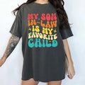 Comfort Colors My Son Law Is My Favorite Child Shirt Mommy Funny Family Mother Law Mom Law Cotton Womenswear T-Shirts, Hoodie, Sweatshirt - T-Shirt, Sweatshirt, Hoodie