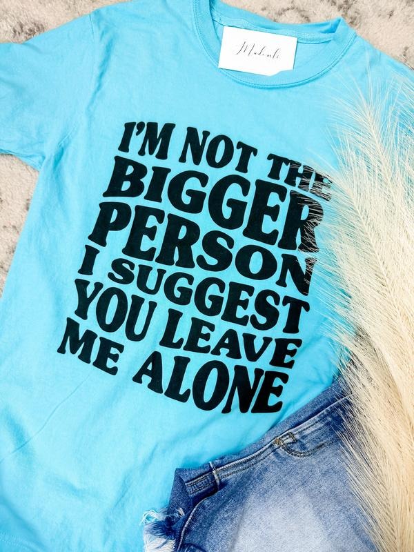 Comfort Colors Not Bigger Person T-Shirts, Hoodie, Sweatshirt - T-Shirt, Sweatshirt, Hoodie