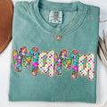 Comfort Colors Preppy Mama Floral Retro Boho Floral Mama Mama Shirt Custom Preppy Mama Shirt T-Shirts, Hoodie, Sweatshirt - T-Shirt, Sweatshirt, Hoodie