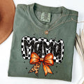 Comfort Colors Retro Basketball Mama Shirt Basketball Coquette Shirt Game Day Basketball Bow Checkered Mama T-Shirts, Hoodie, Sweatshirt - T-Shirt, Sweatshirt, Hoodie