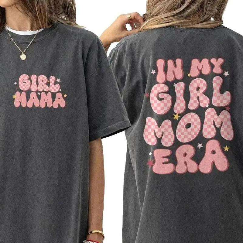 Comfort Colors Retro Girl Mom Shirt Girl Mom New Girl Mama Mom Mama Shirts Mom Life Shirt Mama Mom Top Funny Mom Womenswear Casual Comfortable T-Shirts, Hoodie, Sweatshirt - T-Shirt, Sweatshirt, Hoodie