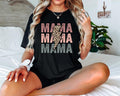 Comfort Colors Retro Mama Shirt Leopard Mama Shirt Mom Life Shirt Motherhood Shirt Cute Mom Shirt Mama T-Shirts, Hoodie, Sweatshirt - T-Shirt, Sweatshirt, Hoodie