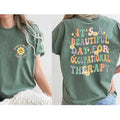Comfort Colors Retro Occupational Therapy Shirt Cute OT Shirt Education Shirt Funny Therapist Shirt Therapy Womenswear T-Shirts, Hoodie, Sweatshirt - T-Shirt, Sweatshirt, Hoodie