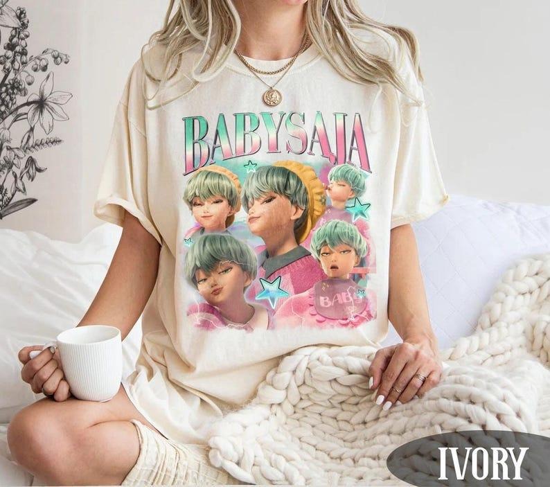 Comfort Colors Saja Kpop Demon Hunters Saja Team Mira Zoey Demon Hunter Baby Saja Shirt T-Shirts, Hoodie, Sweatshirt - T-Shirt, Sweatshirt, Hoodie