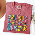 Comfort Colors School'S Out Summer Shirt Last Day School Summer Teacher School T-Shirts, Hoodie, Sweatshirt - T-Shirt, Sweatshirt, Hoodie