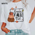 Comfort Colors Shirt Happy Fall Y'All #2 Shirt Comfort Colors Fall Shirt Halloween Shirt Casual Shirt Halloween Halloween Casual Cotton Halloween T-Shirts, Hoodie, Sweatshirt - T-Shirt, Sweatshirt, Hoodie
