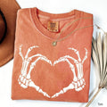 Comfort Colors Skeleton Hand Shirt Skeleton Halloween Shirt Halloween Shirt Spooky Season Shirt Halloween T-Shirts, Hoodie, Sweatshirt - T-Shirt, Sweatshirt, Hoodie