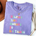 Comfort Colors Sped Teacher Shirt Helping Tiny Humans Do Big Things Shirt Education Teacher T-Shirts, Hoodie, Sweatshirt - T-Shirt, Sweatshirt, Hoodie