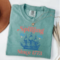 Comfort Colors Spilling Tea Since 1773 Shirt USA Patriotic 4th July Party USA Celebration Shirt T-Shirts, Hoodie, Sweatshirt - T-Shirt, Sweatshirt, Hoodie