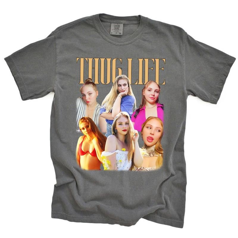 Comfort Colors Thug Life Custom Photo Shirt T-Shirts, Hoodie, Sweatshirt - T-Shirt, Sweatshirt, Hoodie