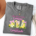 Comfort Colors When Life Gives You Lemons Make Lemonade Retro Fancy Lemon Shirt Coquette Bow Summer Bow Summer Shirt T-Shirts, Hoodie, Sweatshirt - T-Shirt, Sweatshirt, Hoodie