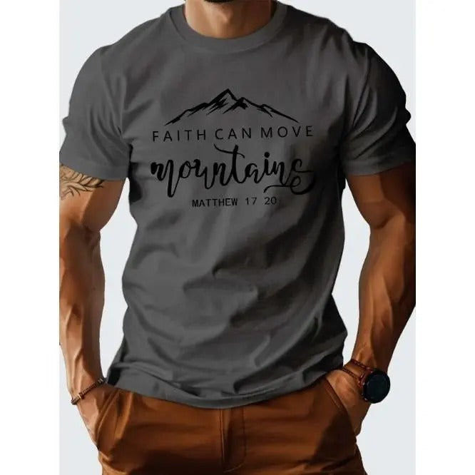 Comfortable Faith Can Move Pure Cotton Soft Breathable Classic Fit Relaxed Everyday Casual Made USA T-Shirts, Hoodie, Sweatshirt - T-Shirt, Sweatshirt, Hoodie