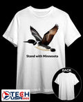 Common Loon stand with Minnesota shirt Unisex T-shirt, Sweatshirt, Hoodie, Long Sleeve Tee - T-Shirt, Sweatshirt, Hoodie