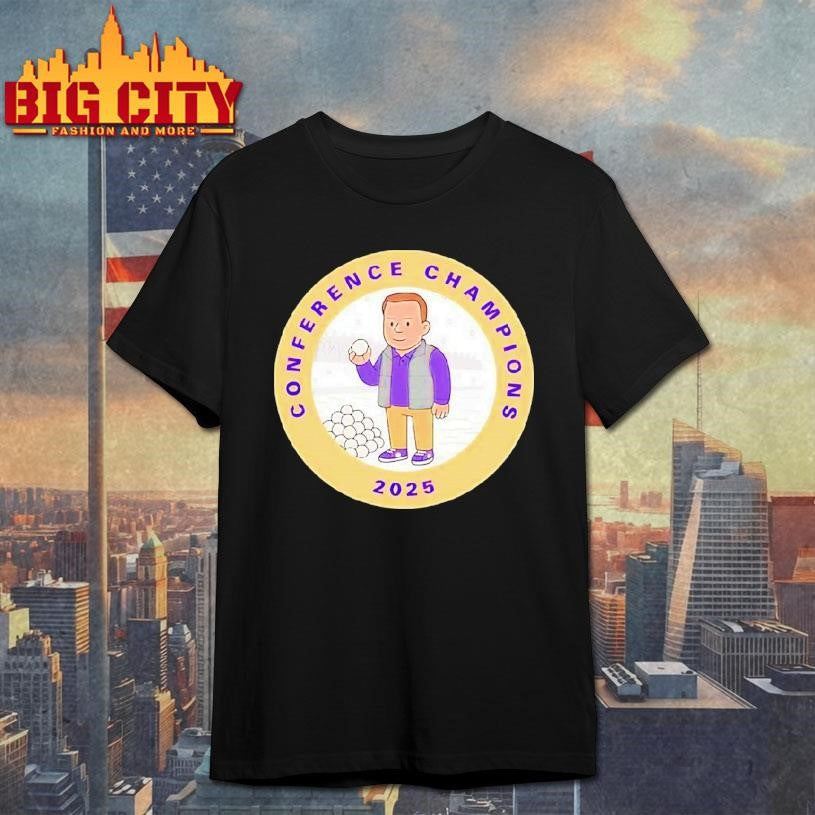 Conference Champions 2025 Shirt Unisex T-shirt, Sweatshirt, Hoodie, Long Sleeve Tee - T-Shirt, Sweatshirt, Hoodie