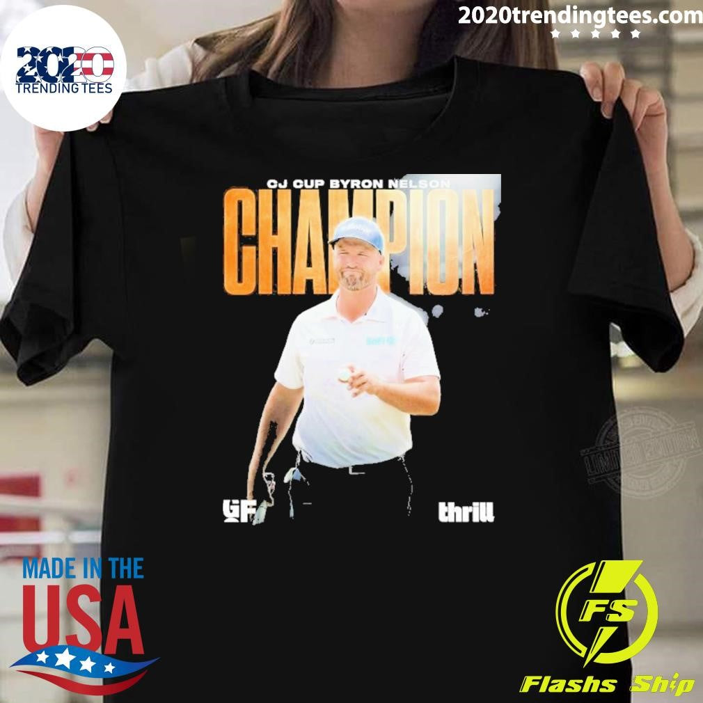Congrats Wyndham Clark Champions 4th Career Pga Tour The Cj Cup Byron Nelson 2026 Shirt Unisex T-shirt, Sweatshirt, Hoodie, Long Sleeve Tee - T-Shirt, Sweatshirt, Hoodie