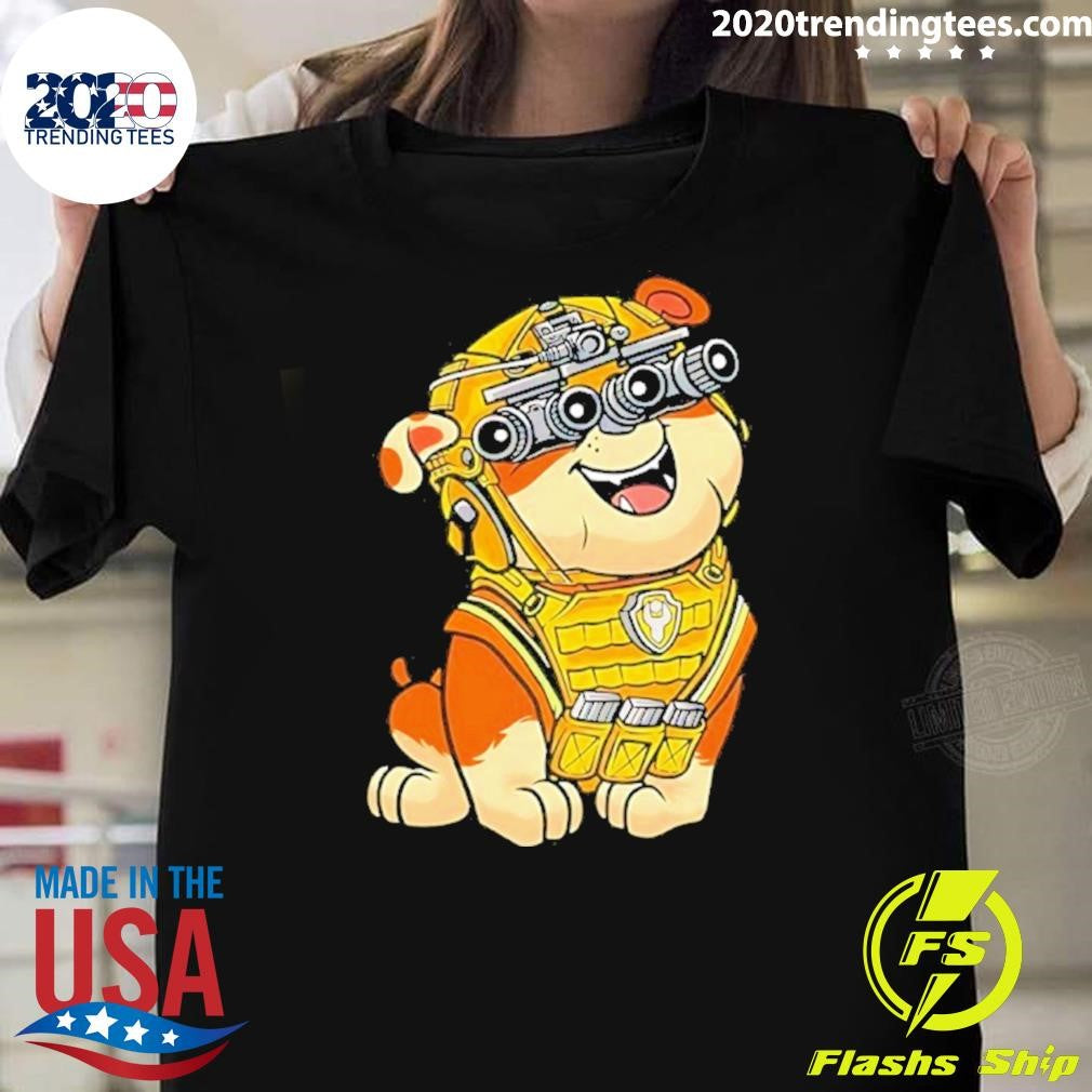 Construction Dog Cartoon Shirt Unisex T-shirt, Sweatshirt, Hoodie, Long Sleeve Tee - T-Shirt, Sweatshirt, Hoodie