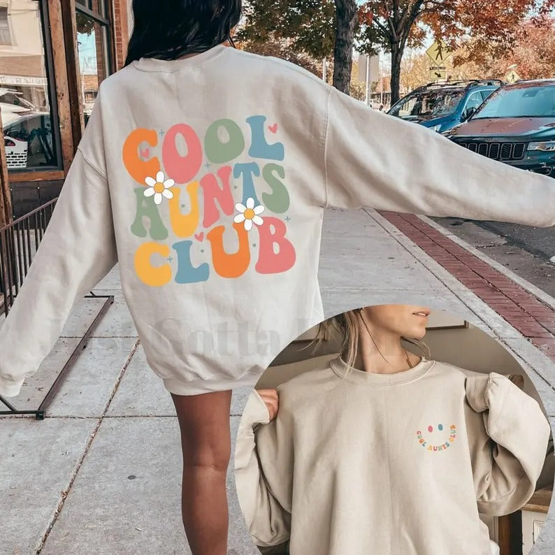 Cool Aunts Club Aunt Aunt Sister Auntie Shirt Aunt Auntie Cool Auntie Club T-Shirts, Hoodie, Sweatshirt - T-Shirt, Sweatshirt, Hoodie