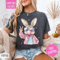Cool Bunny Shirt Comfort Colors Easter Bunny Her T-Shirts, Hoodie, Sweatshirt - T-Shirt, Sweatshirt, Hoodie