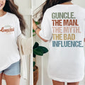 Cool G Uncles Club Man Myth Bad Influence Double Sides Shirt Funny Uncle Shirt Guncle LGBT Pride Family T-Shirts, Hoodie, Sweatshirt - T-Shirt, Sweatshirt, Hoodie