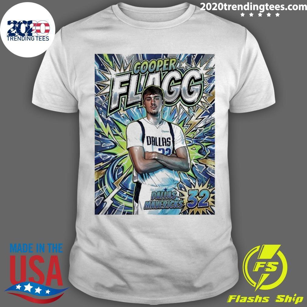 Cooper Flagg 32 Dallas Mavericks Cooper Comic Style Shirt Unisex T-shirt, Sweatshirt, Hoodie, Long Sleeve Tee - T-Shirt, Sweatshirt, Hoodie