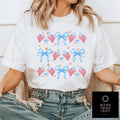 Coquette 4th July Shirt Independence Day Shirt Usa Shirt Retro 4th July Shirt Coquette Bow Shirt 4th July Patriotic Shirt T-Shirts, Hoodie, Sweatshirt - T-Shirt, Sweatshirt, Hoodie