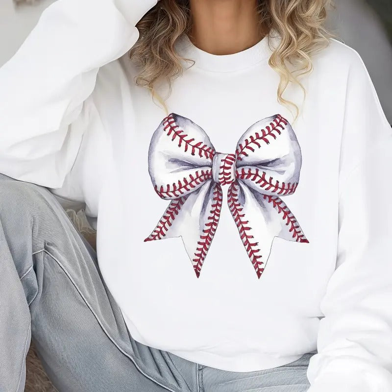 Coquette Baseball Comfy Baseball Bow Baseball Mom T-Shirts, Hoodie, Sweatshirt - T-Shirt, Sweatshirt, Hoodie