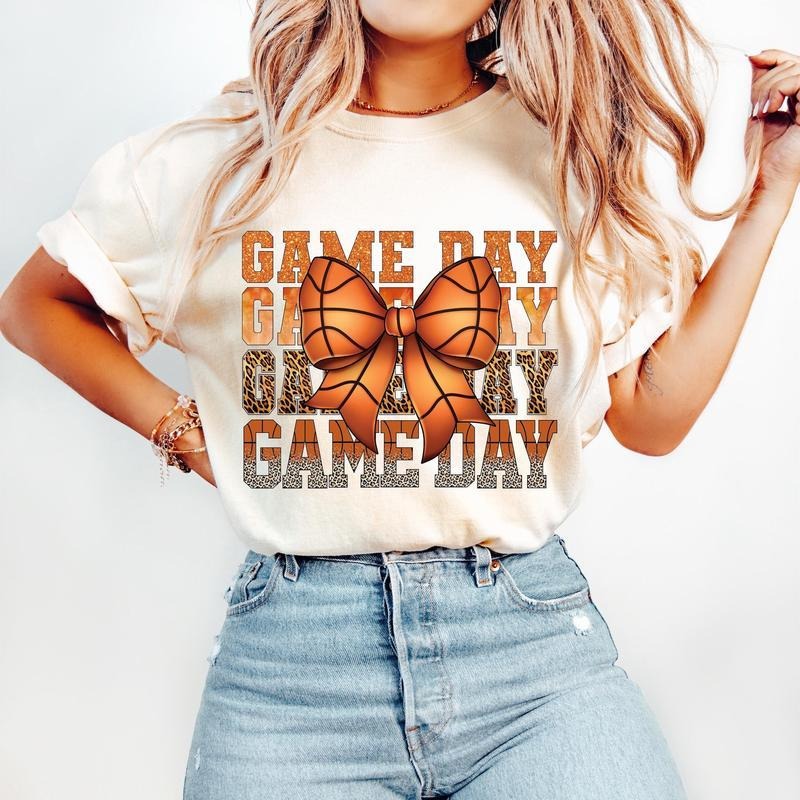 Coquette Basketball Game Day Basketball Basketball Mama Bow Leopard Print Basketball Mom Retro Basketball Hot Trend 2025 T-Shirts, Hoodie, Sweatshirt - T-Shirt, Sweatshirt, Hoodie
