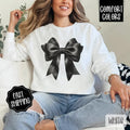 Coquette Black Bow Comfort Colors Cute Bow Coquette Her T-Shirts, Hoodie, Sweatshirt - T-Shirt, Sweatshirt, Hoodie