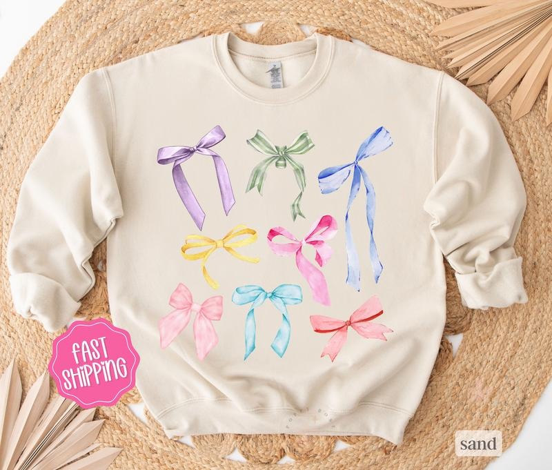 Coquette Bow Bow Sweaterstyle{N002}2 T-Shirts, Hoodie, Sweatshirt - T-Shirt, Sweatshirt, Hoodie