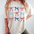 Coquette Bows 4th July Shirts 1776 America Fourth July Independence Day Shirt Retro 4th July Outfits American Independence Day Parade Outfits 4th July Top T-Shirts, Hoodie, Sweatshirt - T-Shirt, Sweatshirt, Hoodie