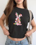 Coquette Bunny Easter Baby Floral Bunny Coquette Bow Baby Spring Flowers Bunny Easter Rabbit Flower Baby T-Shirts, Hoodie, Sweatshirt - T-Shirt, Sweatshirt, Hoodie