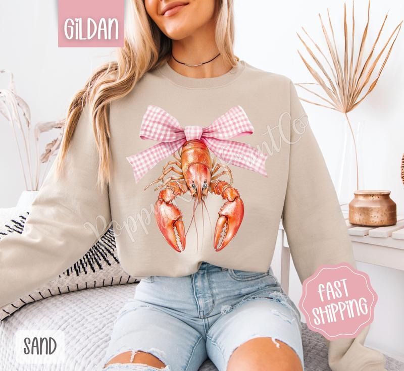 Coquette Crawfish Southern Girl Girly T-Shirts, Hoodie, Sweatshirt - T-Shirt, Sweatshirt, Hoodie