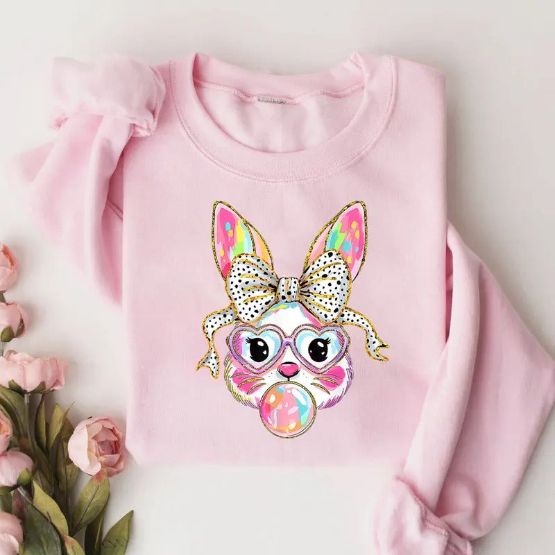 Coquette Easter Bunny Coquette Bow Bunny Ears Shirt Easter Bunny Shirt Easter Shirt 2025 Easter Day Shirt Cute Bunny Rabbit Happy Easter Day Cute Easter Shirt T-Shirts, Hoodie, Sweatshirt - T-Shirt, Sweatshirt, Hoodie