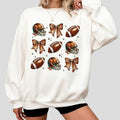 Coquette Football Sweastshirt Football Bow Shirt Football Game Day Fall Football Football Season Sports Shirts Her Tops Football Lover T-Shirts, Hoodie, Sweatshirt - T-Shirt, Sweatshirt, Hoodie