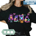 Coquette Halloween Neon Ghost Halloween Mama Neon Girly Coquette Bow Halloween Halloween Friends Him & Her Trending Crew Neck Top T-Shirts, Hoodie, Sweatshirt - T-Shirt, Sweatshirt, Hoodie