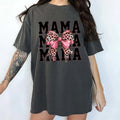 Coquette Leopard Mama Comfort Colors Shirt Pinky Cheetah Bow Mama Leopard Feral Mom Mom Appreciation T-Shirts, Hoodie, Sweatshirt - T-Shirt, Sweatshirt, Hoodie