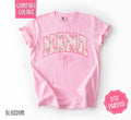 Coquette Mama Comfort Colors Shirt Cute Mom Floral Bow T-Shirts, Hoodie, Sweatshirt - T-Shirt, Sweatshirt, Hoodie
