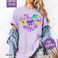 Coquette Mardi Gras Heart Comfort Colors Shirt Mardi Gras Bows Louisiana T-Shirts, Hoodie, Sweatshirt - T-Shirt, Sweatshirt, Hoodie