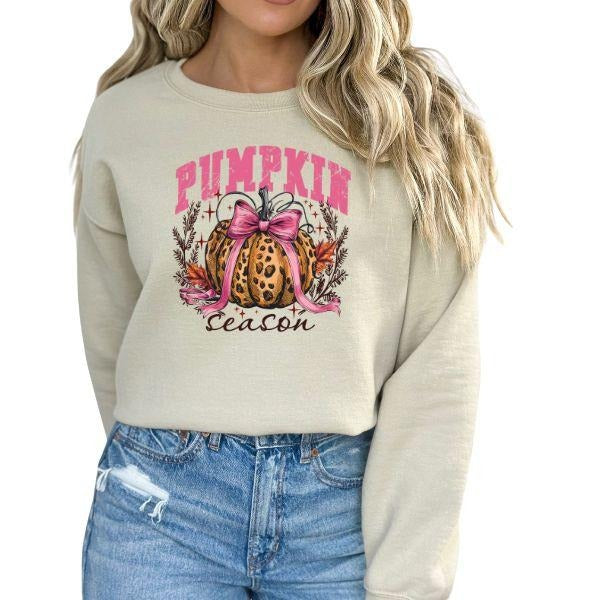 Coquette Pumpkin Season Feminine Fall Delicate Halloween Edgy Long Sleeve Sizing Perfect Autumn Statement Cozy & Seasonal & Comfortable Fall Spooky Season T-Shirts, Hoodie, Sweatshirt - T-Shirt, Sweatshirt, Hoodie