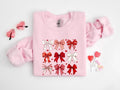 Coquette Valentine Heart Bow Retro Valentine Shirt Bow Shirt Coquette Bow Bow Valentine T-Shirts, Hoodie, Sweatshirt - T-Shirt, Sweatshirt, Hoodie