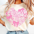Coquette Valentine Heart Shirt Valentine Bow Top Womenswear Streetwear Summer Casual T-Shirts, Hoodie, Sweatshirt - T-Shirt, Sweatshirt, Hoodie