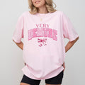 Coquette Very Demure Comfort Colors Shirt Funny Trending Demure Unhinged Demure Coquette Bow Printed T-Shirts, Hoodie, Sweatshirt - T-Shirt, Sweatshirt, Hoodie