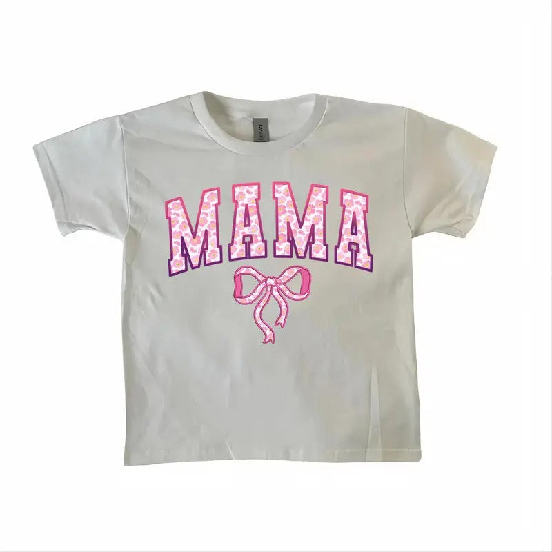 Coquette Mama Baby Coquette Mama Varsity Baby Coquette Era Baby Girl Coquette Bow T-Shirts, Hoodie, Sweatshirt - T-Shirt, Sweatshirt, Hoodie